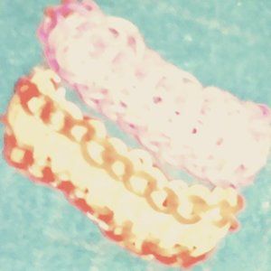 Rubber and loom bracelet